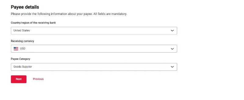 Fund and convert the payment