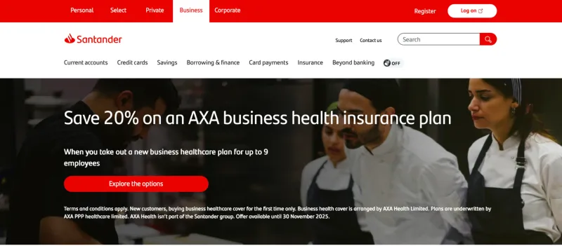 Santander Business (Currency Current Account)