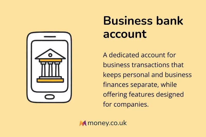 dedicated business account for managing company income, expenses, supplier payments, tax records and cash flow