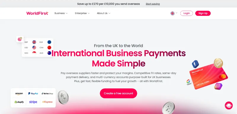WorldFirst World Account