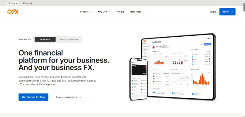 OFX's Global Business Account
