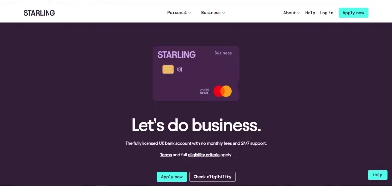 Starling Sole Trader Account