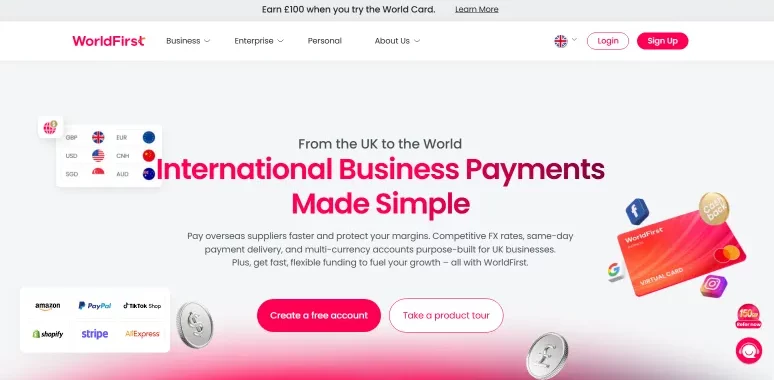 WorldFirst World Account