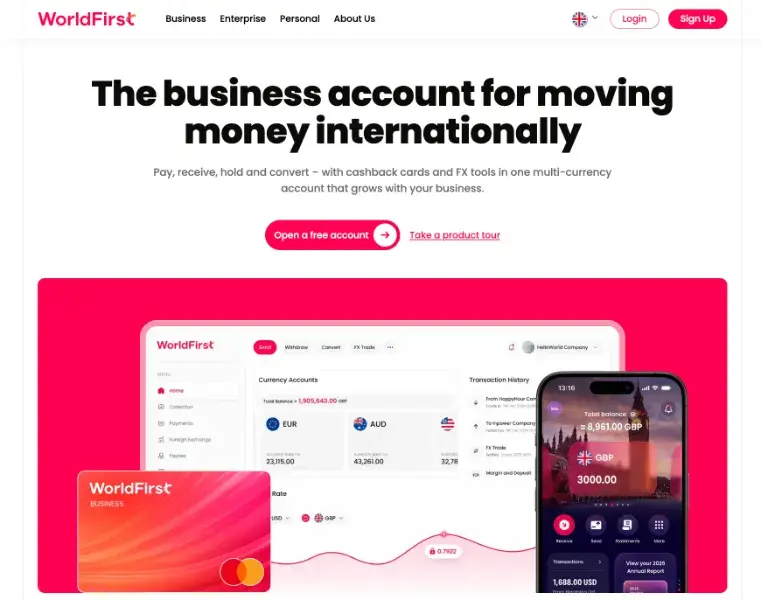 worldfirst business account