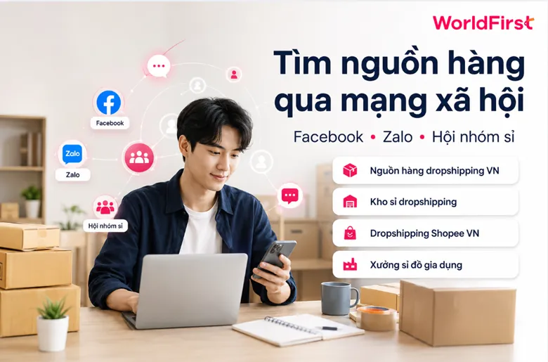 Các hội nhóm trên Facebook, Zalo mở ra cơ hội tiếp cận nhà cung cấp Dropshipping Việt Nam