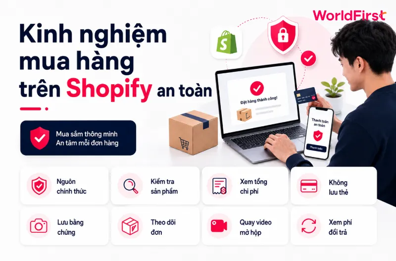 Chủ động kiểm tra thông tin, truy cập cửa hàng chính thức, theo dõi đơn hàng