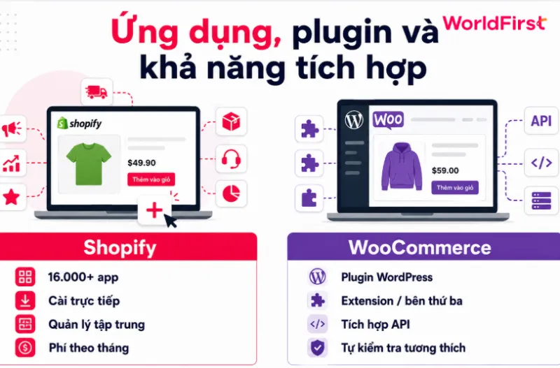 Nên ưu tiên sử dụng những tính năng thật sự cần thiết cho cửa hàng