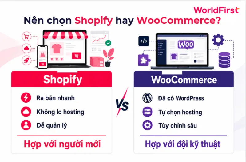 Lựa chọn nền tảng nên bắt nguồn từ nguồn lực doanh nghiệp hiện tại