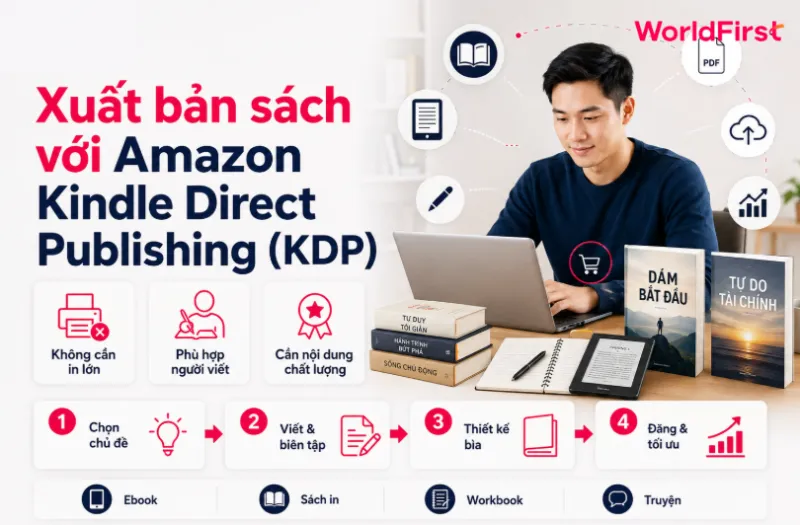 Amazon KDP dành cho những người có lợi thế chuyên môn và khả năng viết