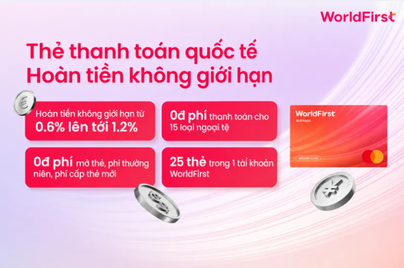 World Card hỗ trợ thanh toán nhà cung cấp trên toàn cầu