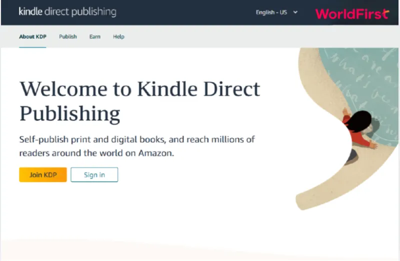Đăng ký tài khoản Amazon KDP để bắt đầu xuất bản sách