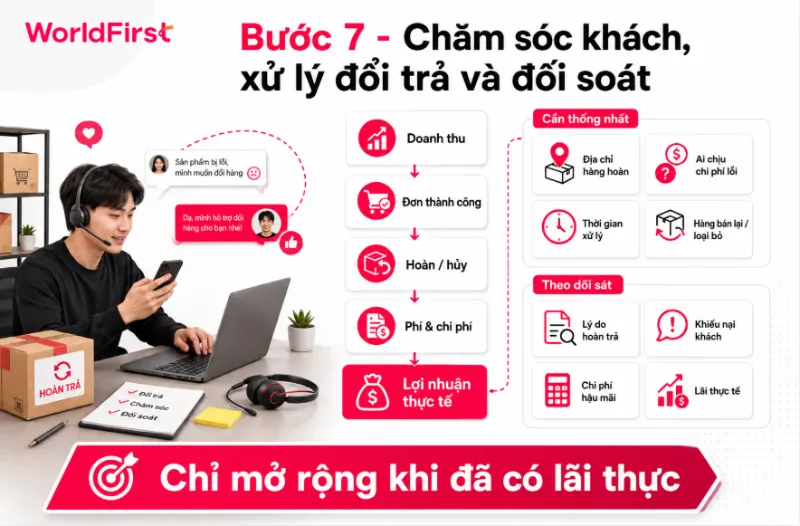 Nhà bán hàng nên theo dõi cả giai đoạn sau khi đã giao để tối ưu lợi nhuận