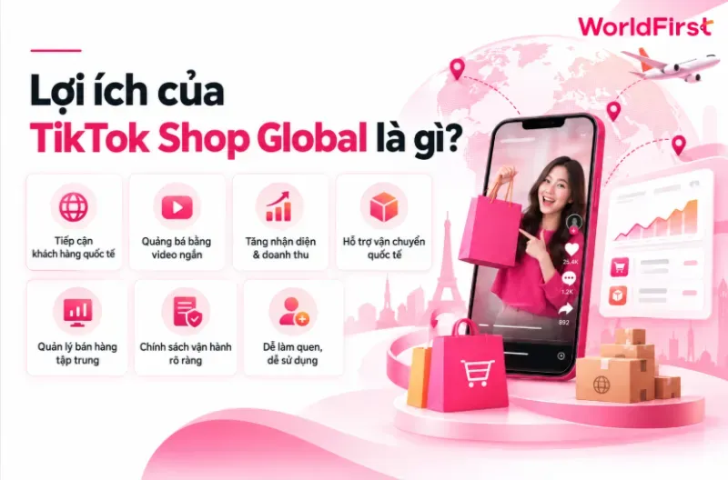 TikTok Shop Global hỗ trợ tiếp cận khách hàng quốc tế, xây dựng thương hiệu và tăng doanh thu