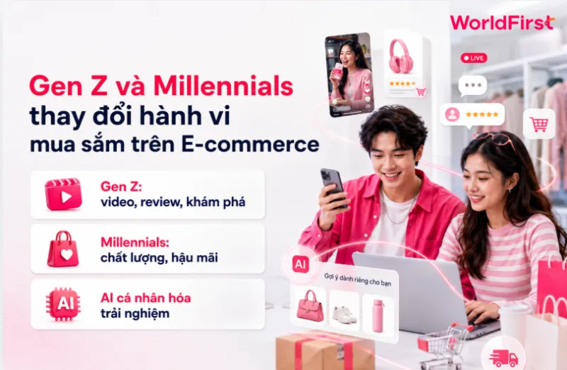 Gen-Z và Millennials thay đổi hành vi mua sắm sang video và livestream