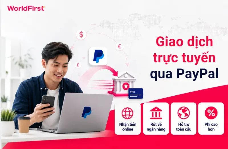 Giao dịch qua PayPal có thể hoàn tất tức thì, độ an toàn và bảo mật cao