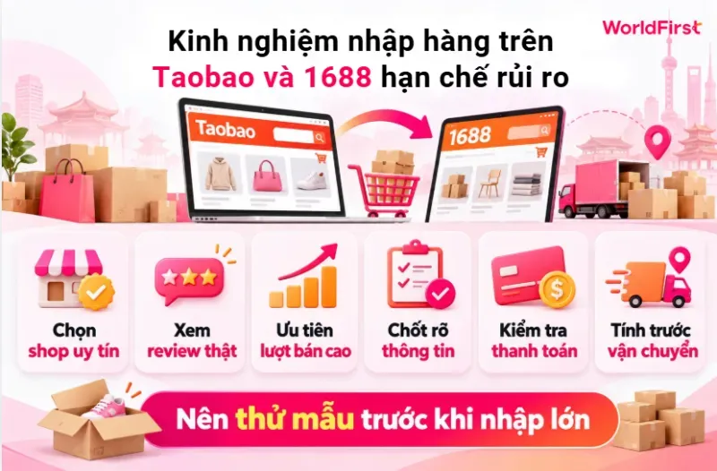Bạn nên chọn shop uy tín, xem review thực tế và ưu tiên sản phẩm có lượt bán cao khi nhập hàng