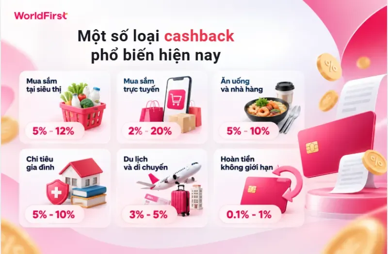 Các chương trình cashback được thiết kế đa dạng tùy vào nhu cầu mua sắm của người dùng