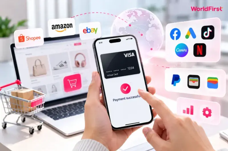 Bạn có thể sử dụng thẻ Visa ảo để thanh toán mua sắm trực tuyến, quảng cáo và liên kết ví điện tử