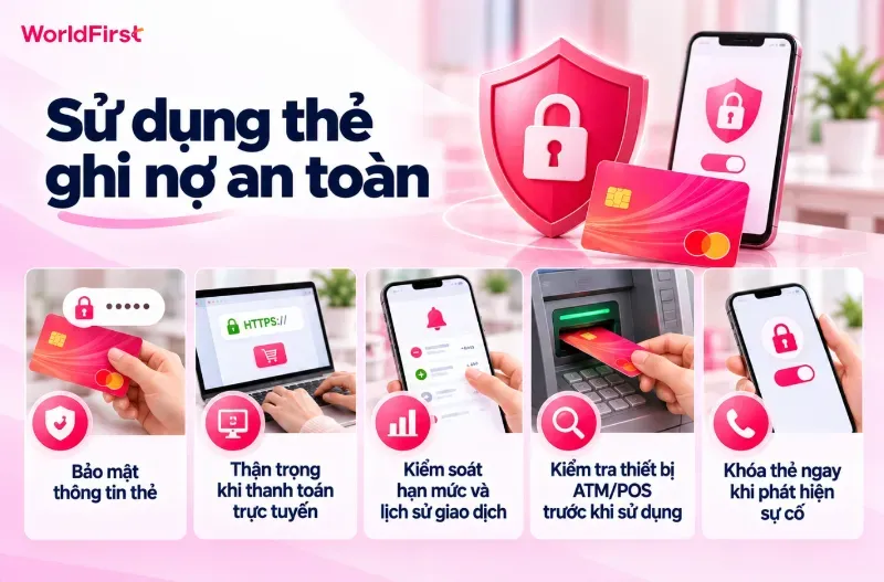 Bạn cần lưu ý bảo mật thông tin thẻ, thận trọng khi thanh toán trực tuyến
