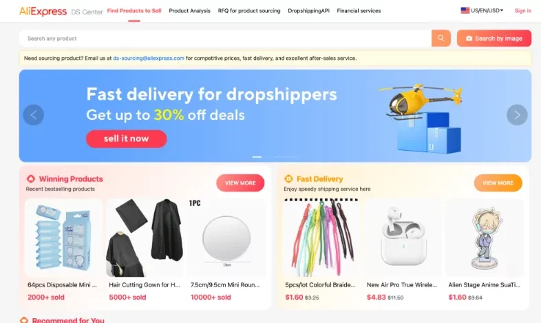 AliExpress dropshipping is a retail model