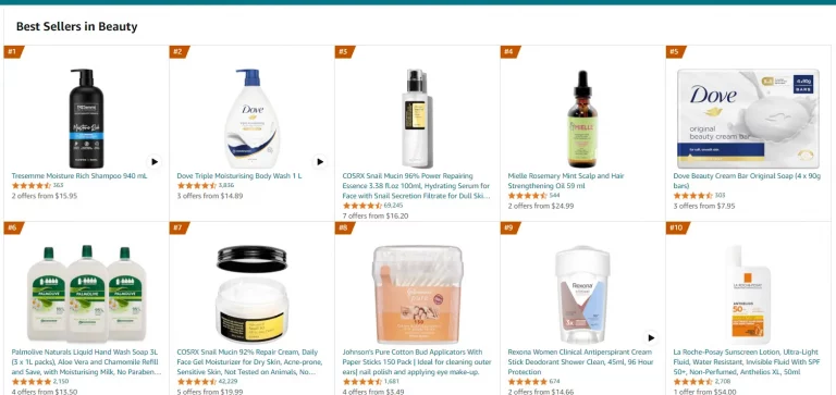 Beauty and personal care