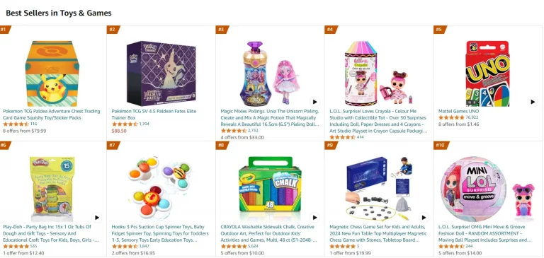 Toys and games