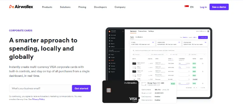 Airwallex Corporate cards