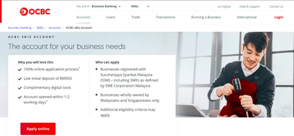 OCBC eBiz Account
